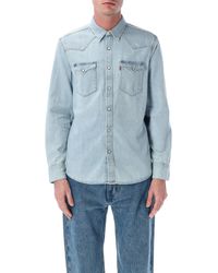 Levi's - T-shirts En Polo's Blauw - Lyst