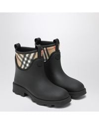 Burberry - Marsh Stamp Rubber Ankle Boots - Lyst