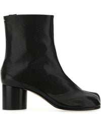 Maison Margiela - Tabi Leather Ankle Boots - Lyst