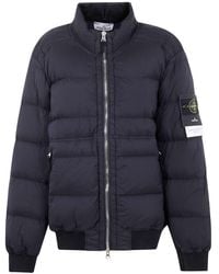 Stone Island - Padded Bomber Jacket - Lyst