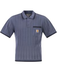 Carhartt - Cotton Polo Shirt With Contrasting Trim - Lyst