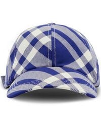 Burberry - Tartan Baseball Cap - Lyst