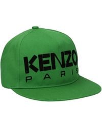 KENZO - Hüte Männer Baumwollgrün/Schwarz - Lyst