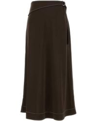 Tory Burch - Jersey Belted Maxi Skirt - Lyst