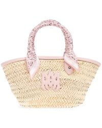 Amiri - Raffia Tote Bag - Lyst