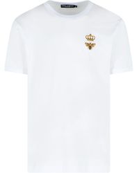 Dolce & Gabbana - Viscose Blend T-Shirt - Lyst