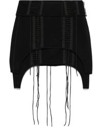 Helmut Lang - Minirock Mit Schnürung - Lyst