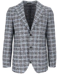BRERAS Milano - Light/ Giacca Uomo Plaid Tailored Blazer - Lyst