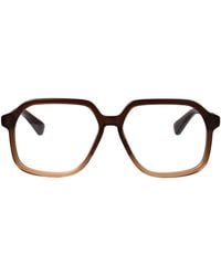 Bottega Veneta - Transparent Recycled Acetate Glasses - Lyst
