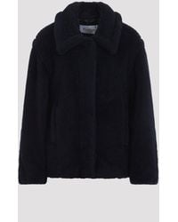 Max Mara - Fuggito Abrigo Corto Teddy Azul - Lyst