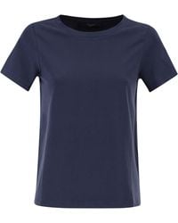Weekend by Maxmara - Wkdmultif Basic T-shirt Met Stretchjersey - Lyst