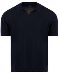Drumohr - T Shirts En Polos Blauw - Lyst