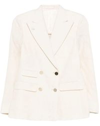 L.B.M. 1911 - Linen Blend Double-Breasted Jacket - Lyst