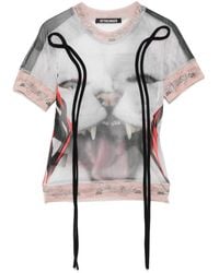 OTTOLINGER - T-Shirt aus Mesh - Lyst
