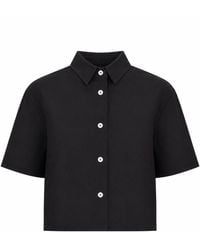 LA ROSE - Cotton Poplin Shirt - Lyst