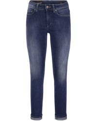 Dondup - Monroe Five Pocket Skinny Fit Jeans - Lyst