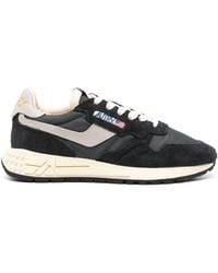 Autry - Reelwind Low Sneakers In Black Nylon And Suede - Lyst
