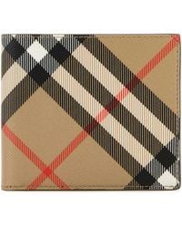 Burberry - Printed E-Canvas Wallet - Lyst