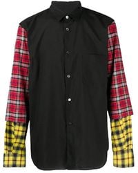 Comme des Garçons - Checked Sleeve Shirt - Lyst