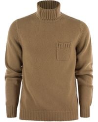 Fedeli - Wool And Cashmere Turtleneck Jumper - Lyst