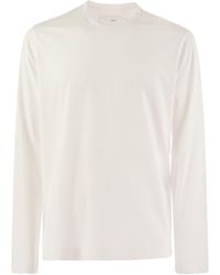 Fedeli - Camisa de la tripulación del algodón de Giza Cotecillo - Lyst