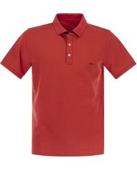 Fay - Stretch Polo Shirt - Lyst