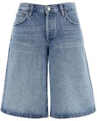 Agolde - 'Baggy v Short' Bermuda Shorts - Lyst