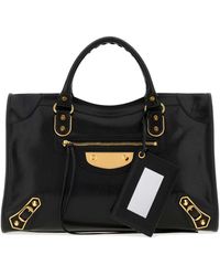Balenciaga - Leather Medium Le City Uptown Handbag - Lyst