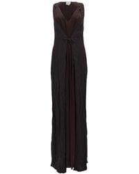Alysi - Silk Modal Polyamide Dress - Lyst
