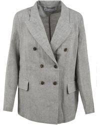 Attic And Barn - Jackets de ático y granero gris - Lyst