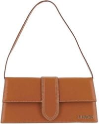 Jacquemus - The Long Bambino Leather Flap Crossbody Bag - Lyst