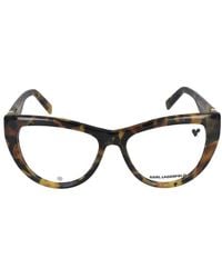 Karl Lagerfeld - Sonnenbrille KL6133 234 Striped Tabak /16 /140 - Lyst
