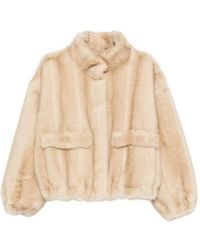 Apparis - Iris Faux Leather Bomber Jacket - Lyst