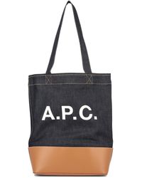 A.P.C. - Tote bag "axel" - Lyst