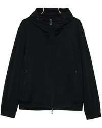 Emporio Armani - Nylon Jack Met Capuchon - Lyst