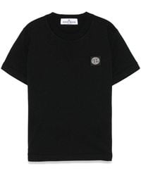 Stone Island - T-Shirt Con Logo - Lyst