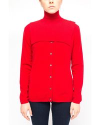 LA ROSE - Jabot Cashmere Red - Lyst