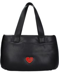 Love Moschino - Liebe Moschino -Umhängetaschen Frauen Polyurethan schwarz - Lyst