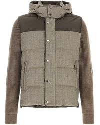 Moorer - Cappuccino Wool Bensa Down Jacket - Lyst