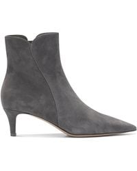 Gianvito Rossi - "Levy 55Mm" Ankle Boots With Zipper - Lyst