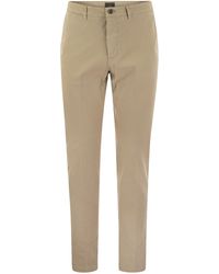 Peserico - Stretch Cotton Gabardine Chino Trousers - Lyst