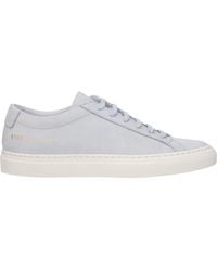 Common Projects - Projets communs baskets femmes en daim gris / sucre papier - Lyst