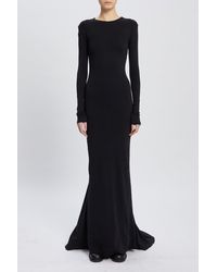 Ann Demeulemeester - Jesse Long Sleeve X-Long Flared Dress - Lyst