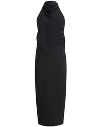 KHAITE - Roxanne Halterneck Maxi Dress - Lyst