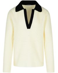 Jil Sander - Cotton Polo Shirt - Lyst