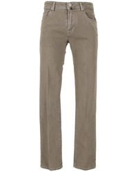 Jacob Cohen - Bard Zipper Fly Five-Pocket Slim-Leg Pants - Lyst