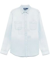 Polo Ralph Lauren - Sport Shirt Met Lange Mouwen - Lyst