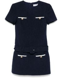 Self-Portrait - Zelfportret Boucle Mini Dress - Lyst