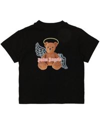 Palm Angels - T Shirt With "Bear" Logo - Lyst