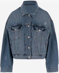 Pinko - Denim Jacket 'Gaborone' - Lyst